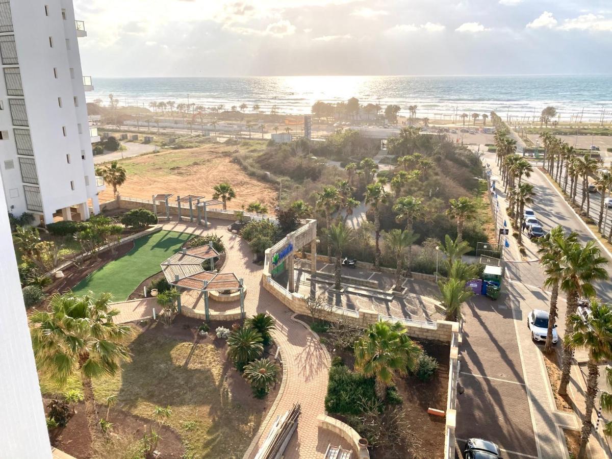 Exceptional View Facing Sea Of Givat Olga Hadera Apartment Ngoại thất bức ảnh